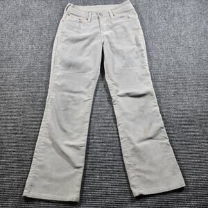 Levi’s 517 Jeans Women's 7S Light Gray Bootcut Stretch Twill Vintage